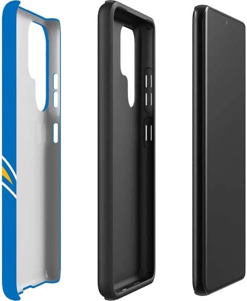Skinit Pro Phone Case Compatible with Galaxy S22 Ultra - Officially Licensed NFL Los Angeles Chargers Large Logo Design