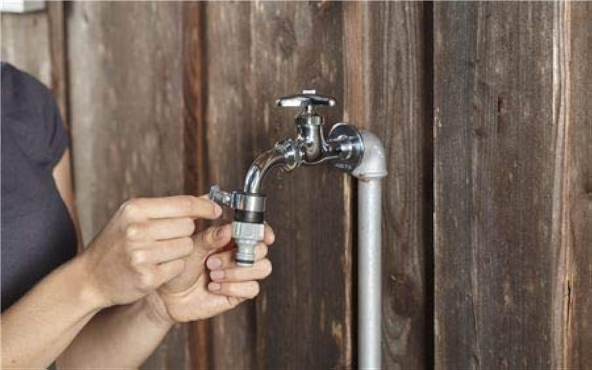 Universal Tap to Hose Connector for 1/2 & 3/4 Inch Taps
