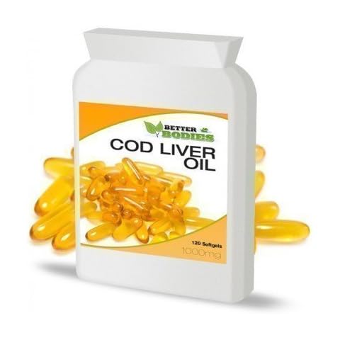 High Strength Pure Cod Liver Oil 1000mg 120 Capsules Bottle Cover