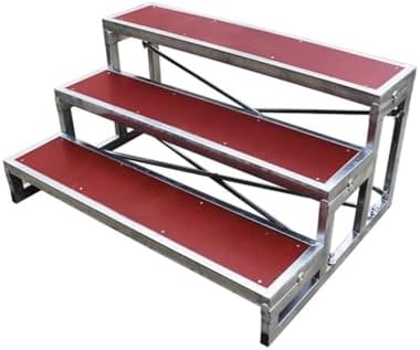 Non-Slip Choral Risers Platform - Durable Plywood & Galvanized Steel, Perfect for Weddings, Churches, Choirs, and Group Performances - Elevate Your Event!