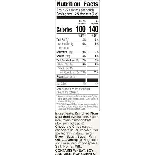 Image of Betty Crocker Chocolate Chip Cookies, Cookie Baking Mix, 17.5 oz, 12 Pack