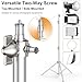 9.2 FT Stainless Steel Photography Stand, Heavy Duty Tripod With 1/4