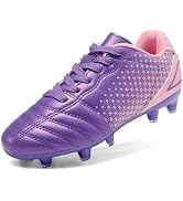 DREAM PAIRS Boys Girls Outdoor Sport Football Shoes Soccer Cleats for Little/Big Kid