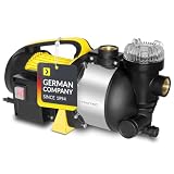TROTEC Pompa da giardino TGP 1005 ESF - Pompa con potenza 3500 l/h, 1000 W, pressione di mandata 4,2 bar, altezza 42 m, altezza di aspirazione 7 m, pompa acqua per botti di pioggia, cisterne, laghetti