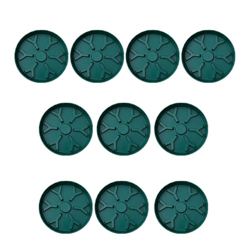 predolo Lot de 10 soucoupes pour Plantes, Plateaux de récupération d'eau, Supports Stables et...
