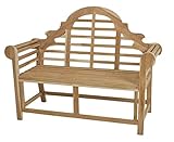 Gewicht: 19 kg Teak Friesenbank Parkbank Gartenbank Holz Landhaus Bank Holzbank Garten Sitzbank