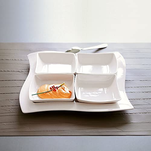 Villeroy & Boch New Wave Square Platter, 13.25 In, White #TOP1