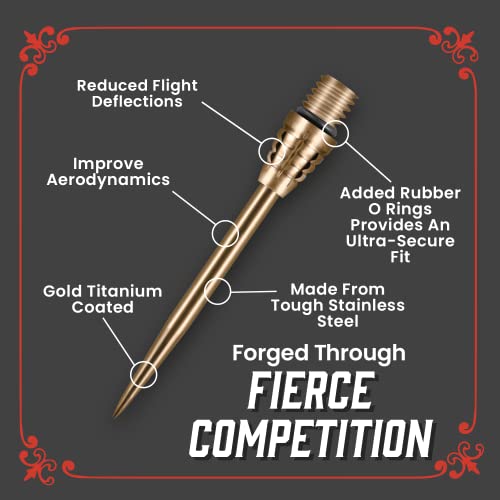 Shot! Darts Dart Overlock Conversion Point (Gold) #TOP2