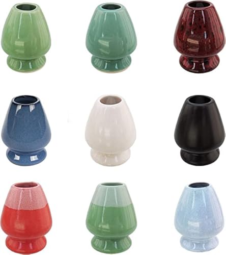 Bamboomn Brand - Matcha Green Tea Whisk Set - Whisk + Scoop + Tea Spoon + Green Whisk Holder #TOP4