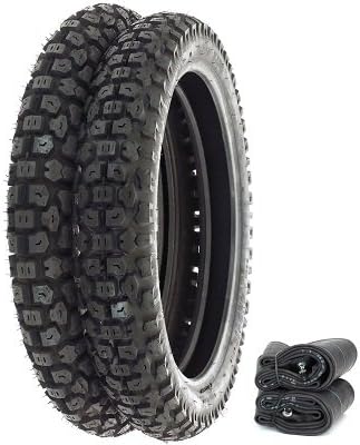 Shinko SR244 Dual Sport Tire Set - Compatible with Honda CR/MT/SL/XL125 MR/XL175 - Tires & Tubes