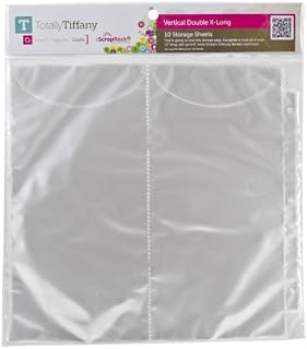 Totally-Tiffany ScrapRack Basic Storage Pages 10/Pkg-Vertical Double