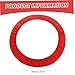 Pesoncarl Trampoline Spring Cover 36in Round Trampoline Pad Protective Cover for Kids with Elastic Sponge-Lined Abrasive-Resistant Oxford Cloth Red Pad Replacement, Sports