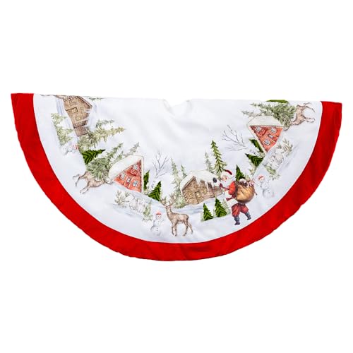 Tahari Home Beaded Mesh Tree Skirt