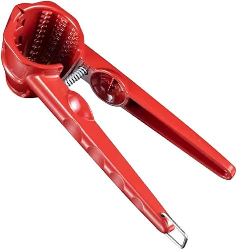 MxTong Nut Cracker Walnut Nutcracker Heavy Duty Pecan Cracker 3 in 1 Nutcracker Plier Opener Red