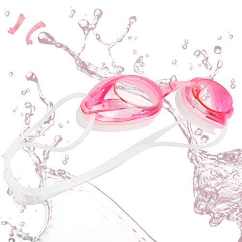 vetoky Swim Goggles, Anti Fog Swimming Goggles UV Protection Clear Lense Goggles No Leaking Triathlon Equipment for Adult and Children