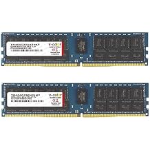 V-Color 128GB(64GBx2) 2666MT/s DDR4 ECC R-DIMM 2Rx4 ECC Registered DIMM Using hynix IC Dual Rank for Server/Workstation/Data Center Memory (TR464G26D419K)