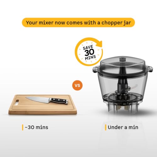Image of Atomberg Zenova ChopWiz BLDC Juicer Mixer Grinder For Kitchen With 5 Jars