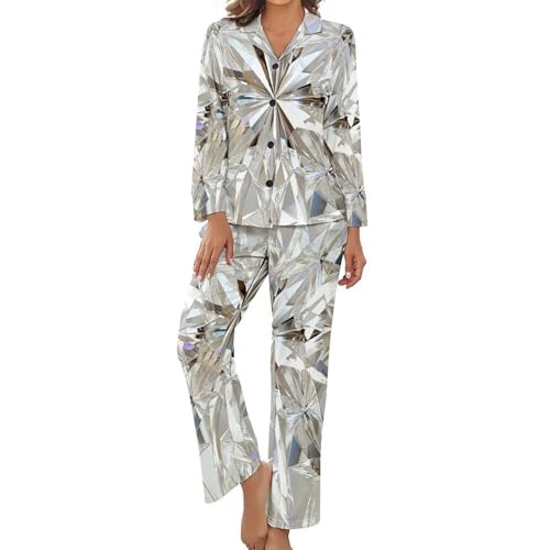 Pyjama femme grande taille ensemble de nuit confortable contre la chaleur