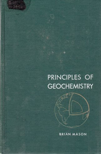 Principles of Geochemistry B0000CK1WC Book Cover