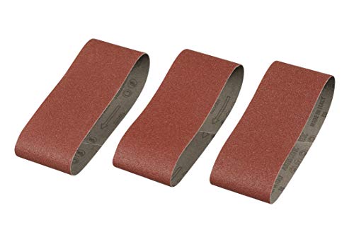 3 Bandas De Lija. 65 X 410 Mm.Grano 100.