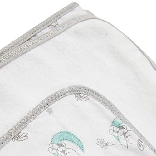 Cobertor Papi Malhas Dupla Face Estampado para Bebê 1,10M X 90cm Contém 01 Un