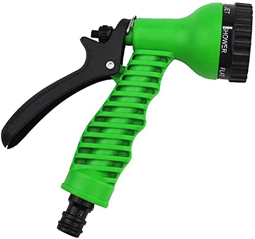 XYXXBB Multi-Function Plastic Garden Hose Nozzle Adjustable Garden Spray Nozzle Hose Sprayer Gun Anti-Leak Heavy Duty Spray Nozzle Prefect for Patio,Garden Watering and Car Wash