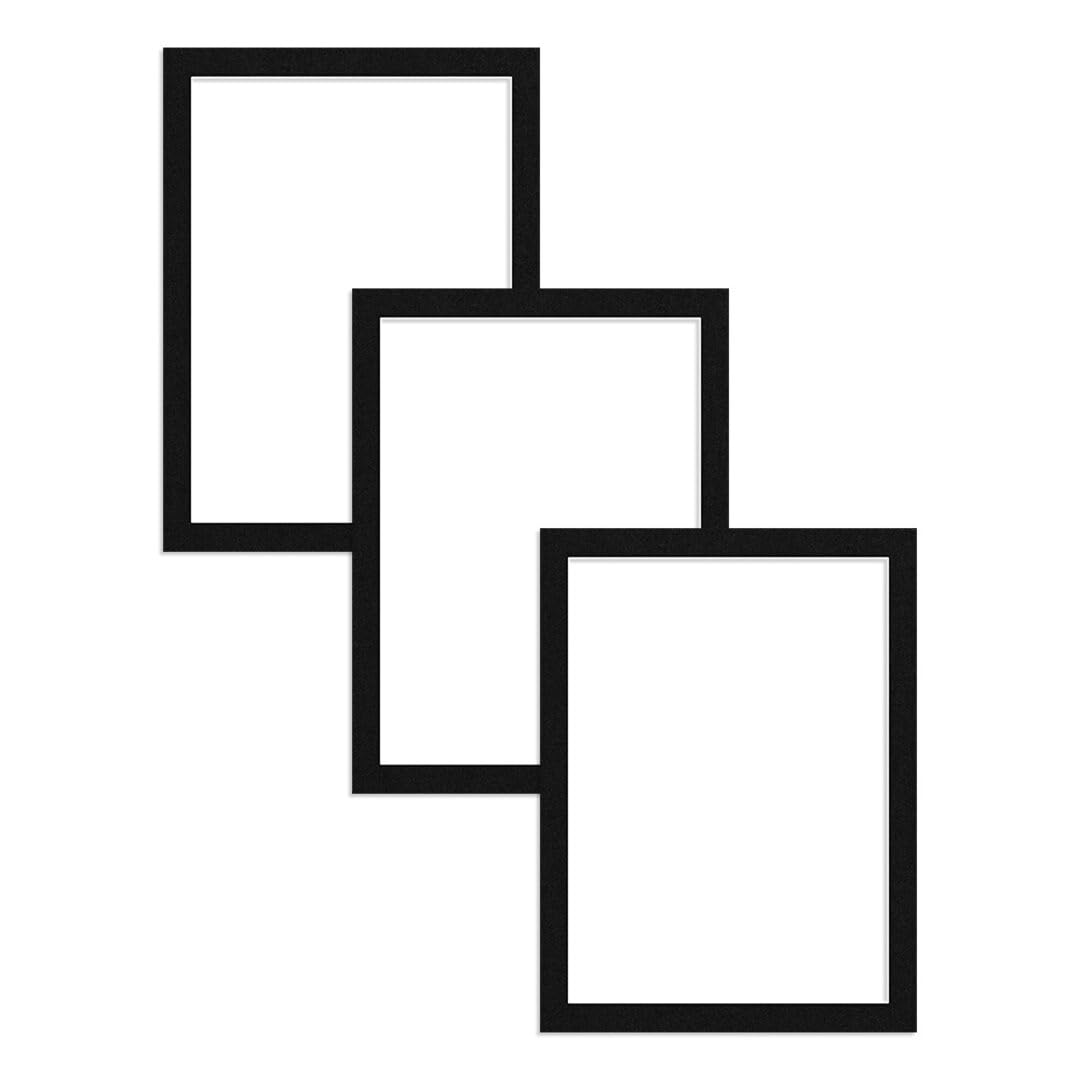 Alison Kingsgate 16X12 Picture Mounts for 14X10 Aperture – Precision Cut Cardboard Photo Mounts – Ideal for Frames, Posters, Prints, Artwork & Certificates – (Pack of 3)