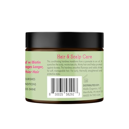 Mielle Organics Rosemary & Mint Pomade-to-Oil Hair & Scalp Treatment 5oz — view 8