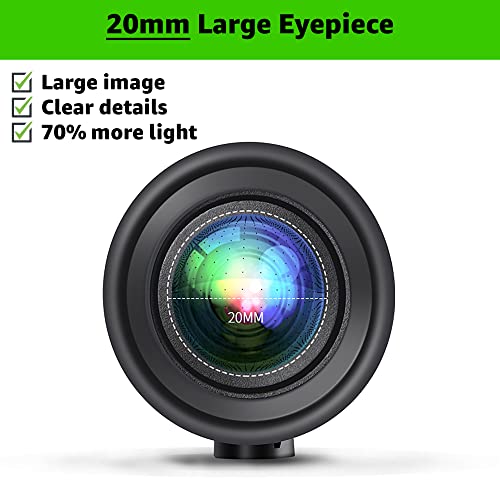 Python 12X45 High Powered Monocular Telescope With Smartphone Adapter Flexible Tripod & Portable Bag - Ideal For Hunting, As A Cosmic Stargazing Scope & Outdoor. Monoculars For Adults #TOP7