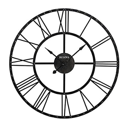 Bulova C 4820 Carmen Wall Clock, Black product image