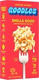 Goodles Shella Good Aged White Cheddar and Shells Pasta - Nutrient Packed with Real Cheese, Fiber, Protein, Prebiotics, Plants, & Vegetables | Non-GMO, Organic Ingredients [Shella Good, 6 oz. 5 Pack]