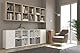 Iconico Home QBE, Wandwürfel mit 4 Fächern, Eingang, Wohnzimmer, Schlafzimmer, Jugendzimmer, Arbeitszimmer, 75 x 35 x 75 cm, weiß