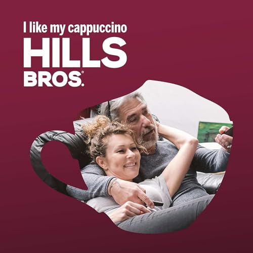 image for Hills Bros. Instant Cappuccino Mix, White Chocolate Caramel Cappuccino