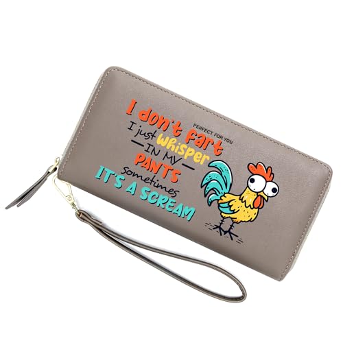 ZRTARY Personalized Women Wallets with Chicken,Birthday Gift,Holiday Gift for Son Daughters from Parent Grandparent,Graduation Gift for Friends,Students,Teacheres 1304r