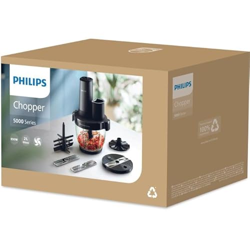 Hachoir Électrique Philips HR1507/00 – 650W, 4 Vitesses, Technologie PowerChop - vue 7