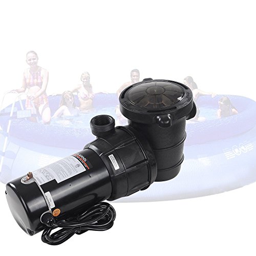 Yescom 1.5 HP Above Ground Swimming Pool Spa Water Pump Outdoor Strainer Max. Flow 4980GPH Motor w/ETL CSA Certificate