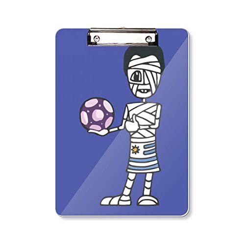 Porte-bloc A4 football Uruguay Player avec pince robuste