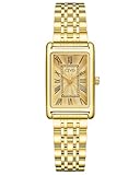 ladies gold coloured bracelet watch Lo que obtienes - Reloj de señora, manual de usuario, herramienta de ajuste de banda, paño de limpieza; Servicio al cliente siempre amable y eficiente.