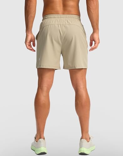 Soothfeel Men's Athletic Running Shorts with Zipper Pocket 5 Inch /7 Inch Quick Dry Tennis Gym Workout Shorts for Men3