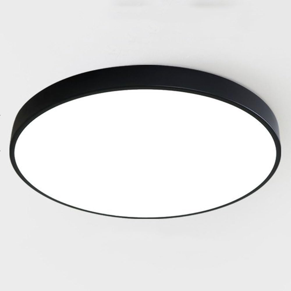 Minimalist Ceiling Lights with Remote Control round Ceiling Lamp Modern Close to Ceiling Light Fixture Flat Ceiling Lamps Acrylic Metal Saving Ceiling Light for Bedroom Kitchen Living Roo/K/