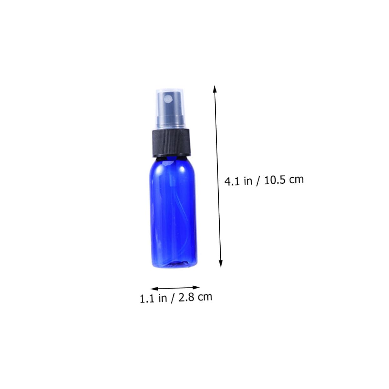 Botella de Perfume Recargable 30ml Pet Azul, 50 Piezas