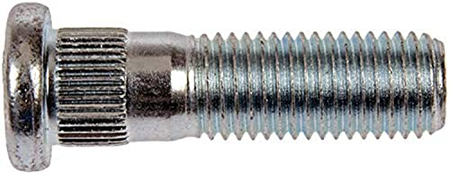 Perno estriado M12-1.50 con moleteado anti-giro de 12.97 mm