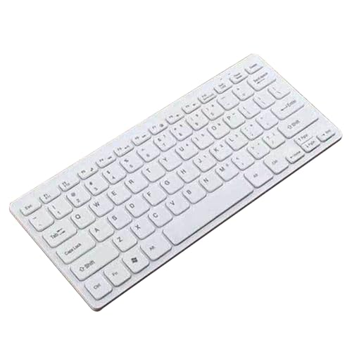 Asyduey Teclado Compacto con Cable USB - Teclado Ultrafino para PC Mini Teclado para Juegos