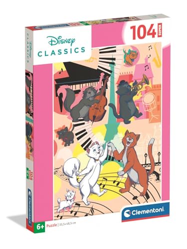Puzzle 104 pièces Super : Aristochats Clementoni Puzzles - vue 2