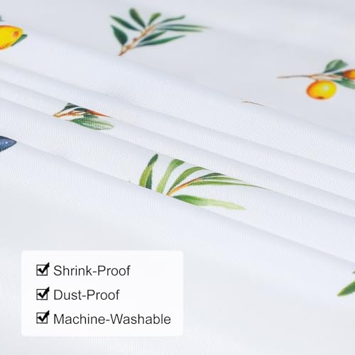 Arquiel Spring Summer Tablecloth, Retangle Olive Leaf Tablecloth Waterproof - Image 2