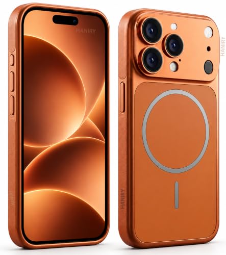 HANIRY Store Compatible iPhone 14 Pro Max Cover Case Orange - Image 2