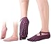 Dokpav Yoga Socken 2 Paar Pilates-Socken für Damen rutschfeste Baumwolle Sportsocken Antirutsch für Yoga Pilates Ballett Stange Fitness Tanz 36-43