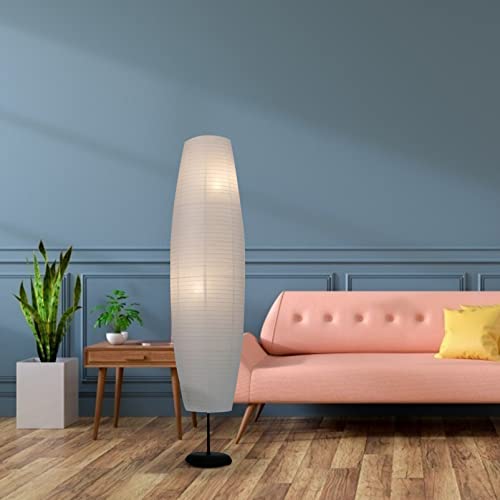 Balacoo 43C1417IX60 Paper Floor Lamp Shade: Floor Lampshade Nordic Style Lamp Shade Cover Decorative Column Lamp Shade thumb #7