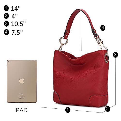 Image of MKF Collection Hobo Purses for Women Vegan Leather Handbag Womens Hobo Shoulder bag - Fashion Top Handle by Mia K