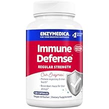 Enzymedica, Immune Defense, Regular Strength, Proteolytic Enzymes for Immune Support, 120 Count